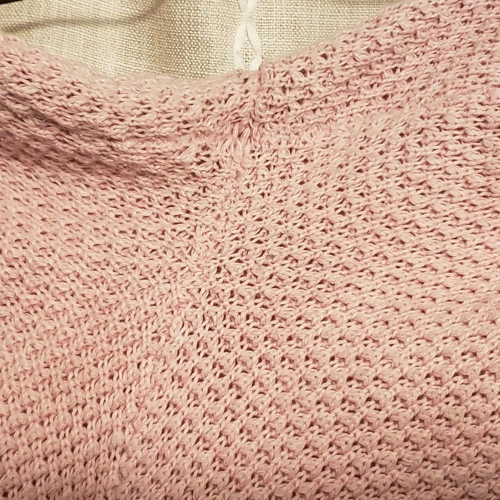 Free People Beach Size L Hailee Sweater Pant Texturized Pink Beach Pants Only - Picture 7 of 12